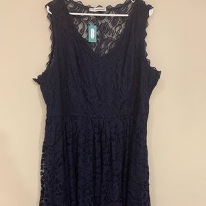 Maurice’s Blue Lace with Tulle Bottom Dress